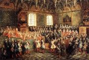 Nicolas Lancret Seat of Justice in the Parliament of Paris in 1723 china oil painting reproduction